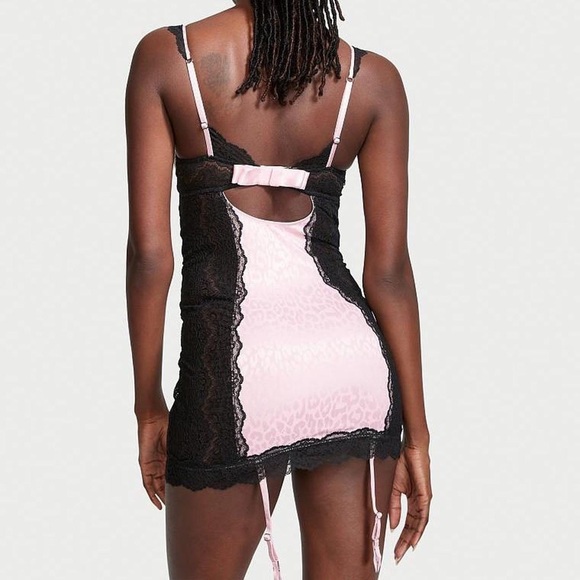 Pink Leopard VS Slip Dress - Picture 3 of 3